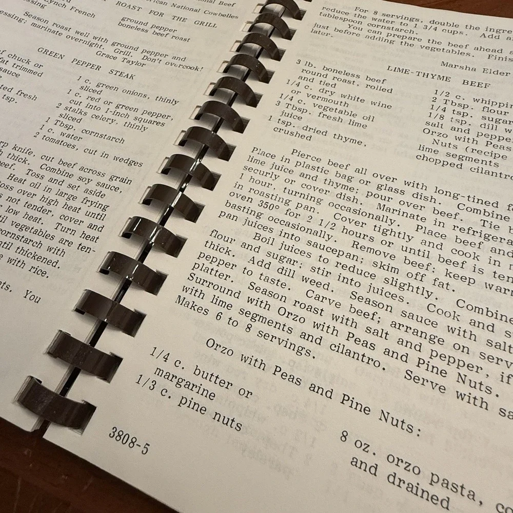 Friends Of The Library Of Recipes Gordon Nebraska Cookbook 1984 VTG